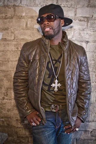 50 Cent (@50 Cent) - 50 asked his followers for support.TWEET: "Don't forget to show you support me #SK every time I see it helps me focus and gives me energy."(Photo: Adrian Sidney/ PictureGroup)