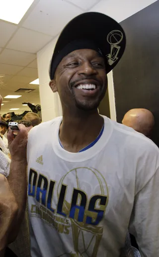 Jason Terry - Jason Terry celebrates.&nbsp;(Photo: AP Photo/Mark Humphrey)