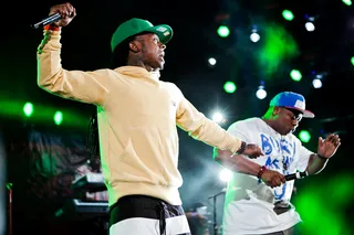 Lil Wayne - Wayne thanked the Summer Jam crowd for supporting him while he was locked up at NYC's Riker Island jail last year.&nbsp;(Photo: Sean O'Kane for BET)