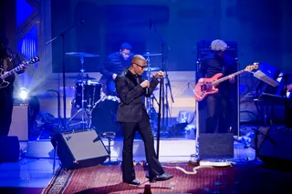 All By Myself - Saadiq admits it wasn't very hard transitioning into a solo career. His first solo performance was in Chicago and he admits he was "shaking the whole first two songs."&nbsp;(Photo: Darnell Williams/BET)