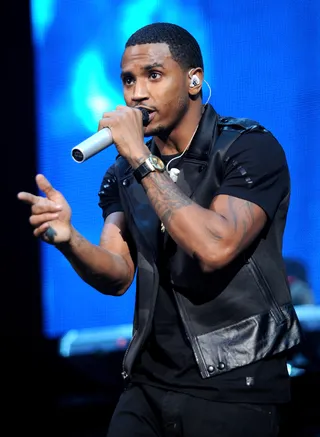 Mr. Steal Your Girl - Trigga let loose on the crowd as he displayed his singing and rapping abilities to the fullest and had women shaking that &quot;Cake.&quot;(Photo: Bryan Bedder/Getty Images for Power 105.1)