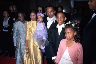 Beautiful Family - Kirk Franklin and his family have always been so nicely put together. His kids are simply adorable! (Photo: Mitchell Gerber/AS400 DB/Corbis)