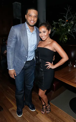 Wepa! - New York Yankee Robinson Cano and actress/singer Adrienne Bailon attend the Tequila Baron Launch Party at Butter Restaurant in New York City.&nbsp;(Photo: Jemal Countess/Getty Images for Tequila Baron)