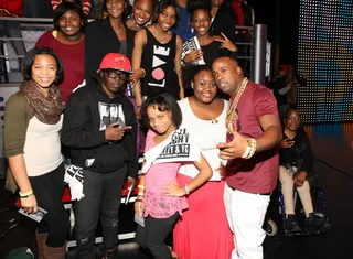 Team Yo Gotti - Recording artist Yo Gotti poses for a picture with the livest audience on 106.(Photo: Bennett Raglin/BET/Getty Images for BET)