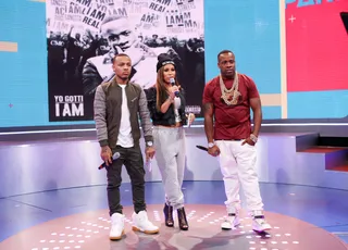 Who Is Yo Gotti? - Bow Wow and Keshia Chanté talk to Yo Gotti about his new album "I Am." (Photo: Bennett Raglin/BET/Getty Images for BET)