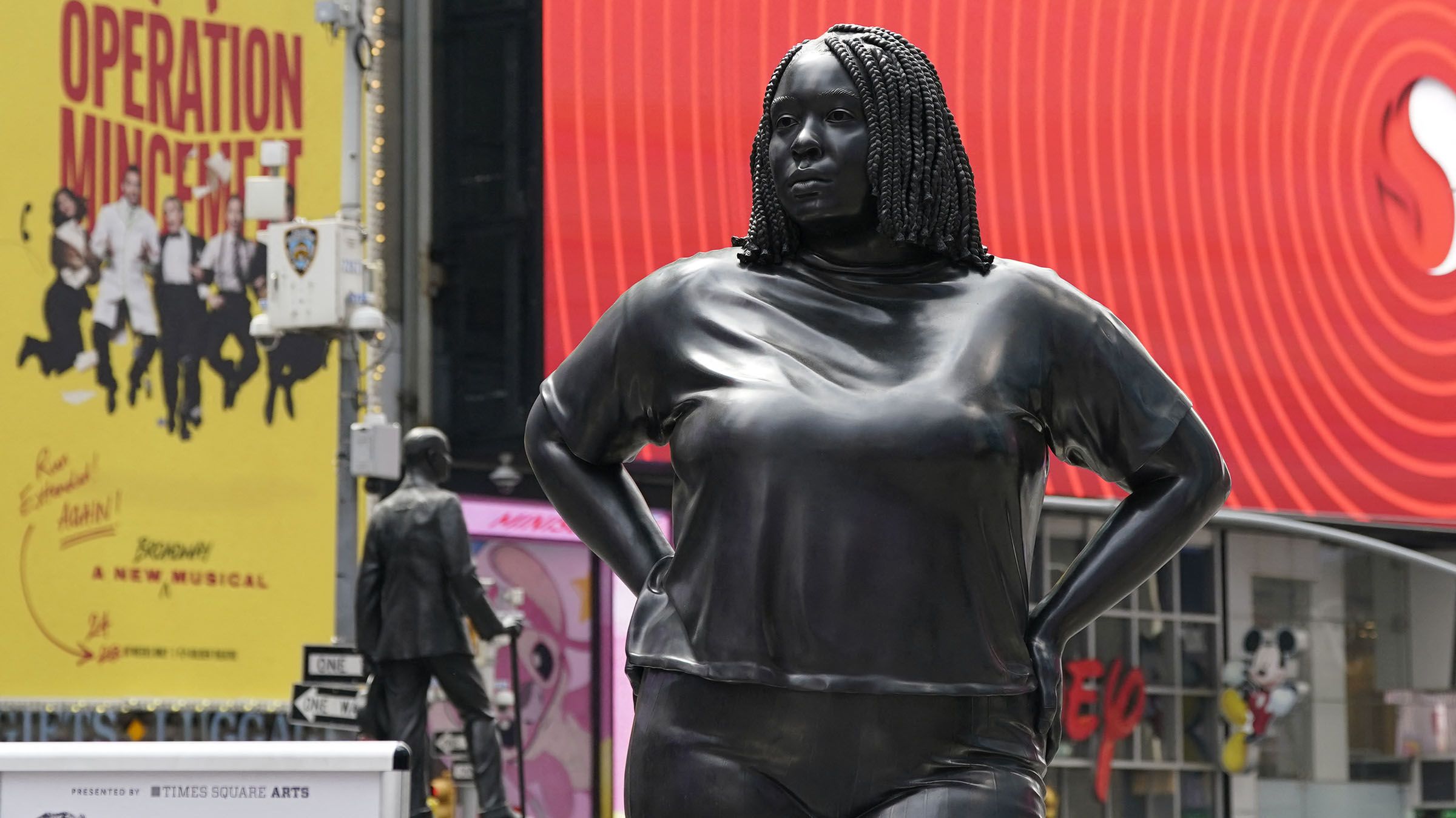 12-Foot Bronze Statue of Black Woman Sparks Debate in Times Square