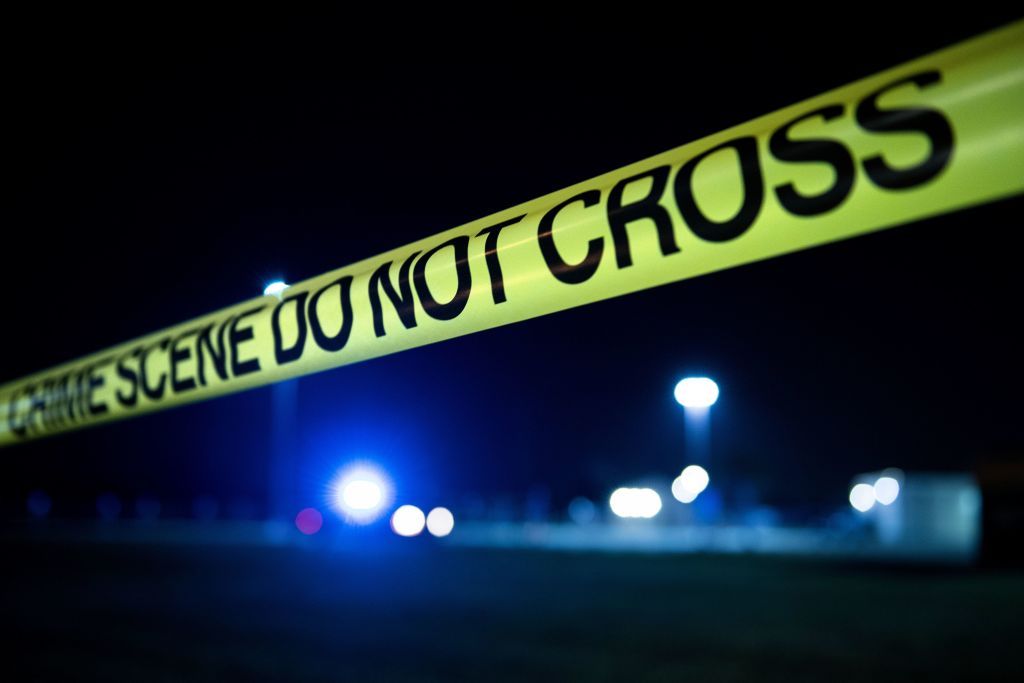 Crime scene tape is seen after a mass shooting at Santa Fe High School May 18, 2018 in Santa Fe, Texas. - Ten people, mostly students, were killed when a teenage classmate armed with a shotgun and a revolver opened fire in a Texas high school May 18, 2018, the latest deadly school shooting to hit the United States. The gunman, arrested on murder charges, was identified as Dimitrios Pagourtzis, a 17-year-old junior at Santa Fe High School. He is being held on capital murder charges, meaning he could face the death penalty. (Photo by Brendan Smialowski / AFP)        (Photo credit should read BRENDAN SMIALOWSKI/AFP via Getty Images)