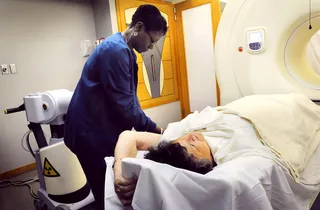 Radiation - High-energy beams are used to kill the cancer cells by aiming the rays at the body part where they’re located. Radiation can also be directed from within by placing radioactive material inside your body. This treatment commonly follows a lumpectomy to manage cancers caught in the early stages.(Photo: Birmingham News/Landov)