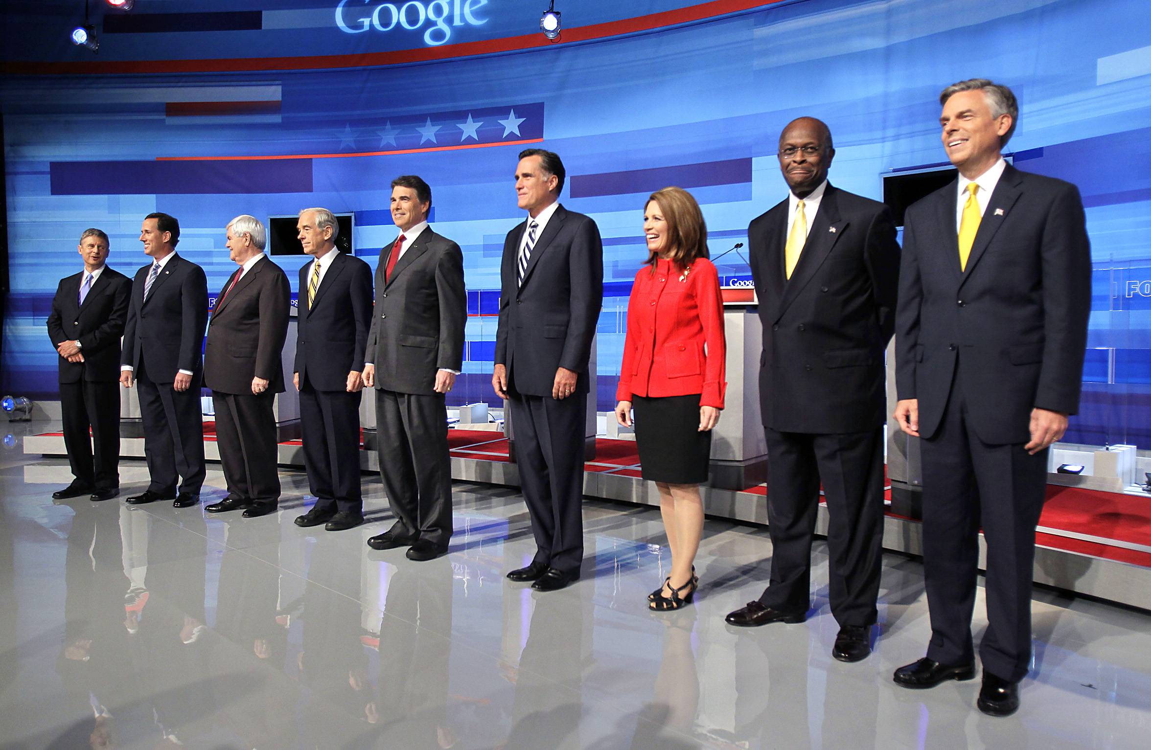 Republican Field - Herman Cain continues to benefit from Texas Gov. Rick Perry’s dramatic decline in the polls. In a Washington Post/ABC News poll published Oct. 4, Cain and Perry tied with 16 percent of support among Republicans and GOP-leaning independents, but trailed Mitt Romney, who led with 25 percent. (Photo: AP Photo/John Raoux)