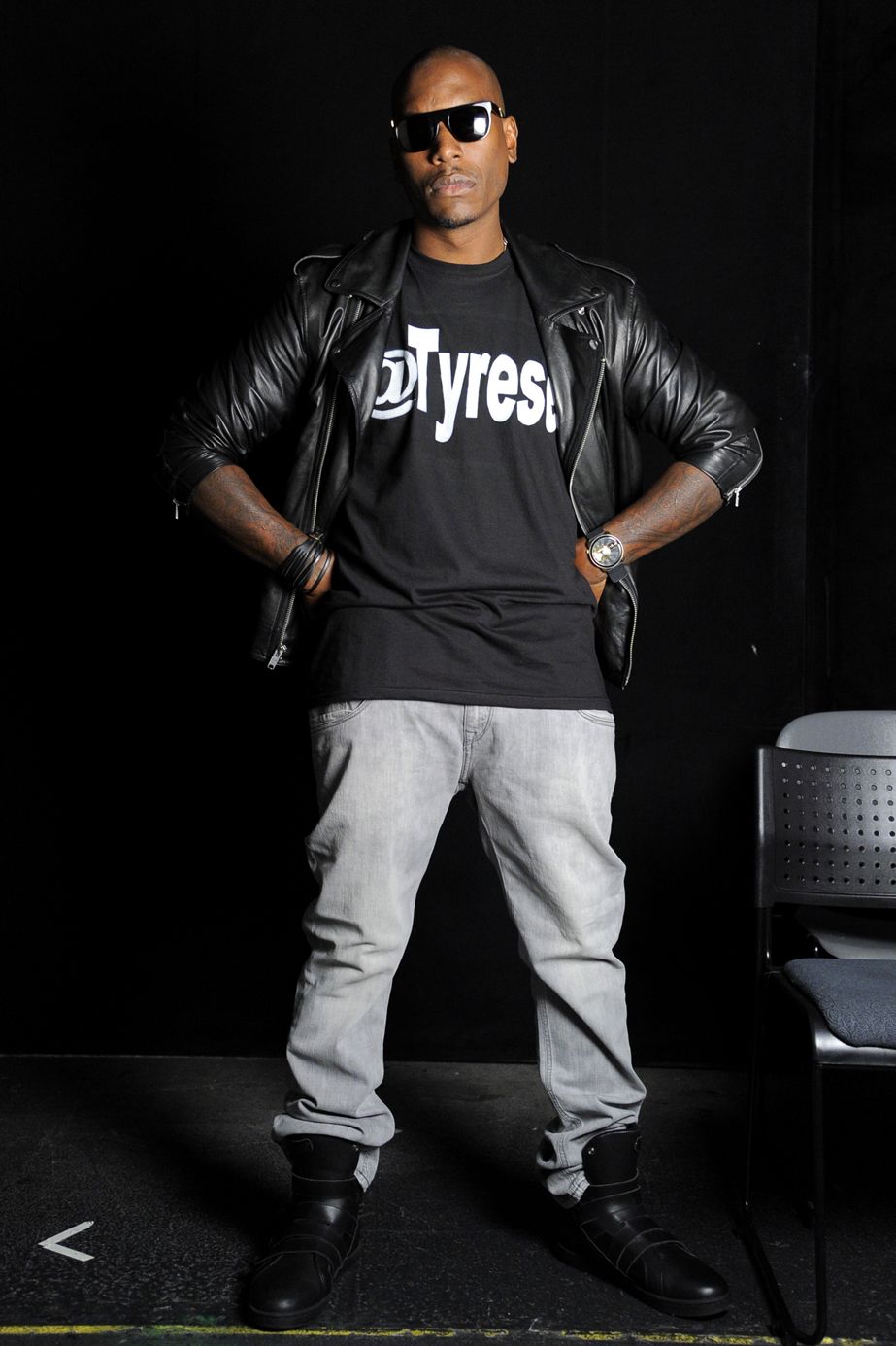 Super Tyrese - Tyrese poses backstage. (Photo: John Ricard/BET)