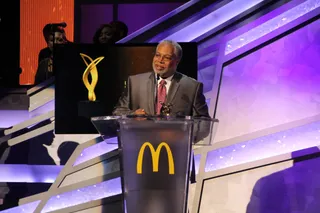 The Professor We All Wanted!&nbsp; - Lonnie Bunch accepts the Excellence in Education Award during the the McDonald's 365Black Awards Ceremony.&nbsp;(Photo: Teal Moss/BET)