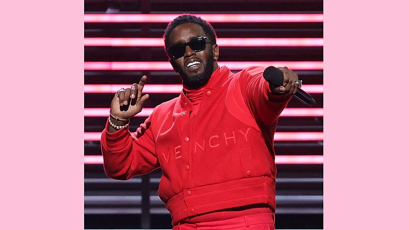 MAY 15: Host Sean "Diddy" Combs speaks onstage during the 2022 Billboard Music Awards at MGM Grand Garden Arena on May 15, 2022 in Las Vegas, Nevada.  
