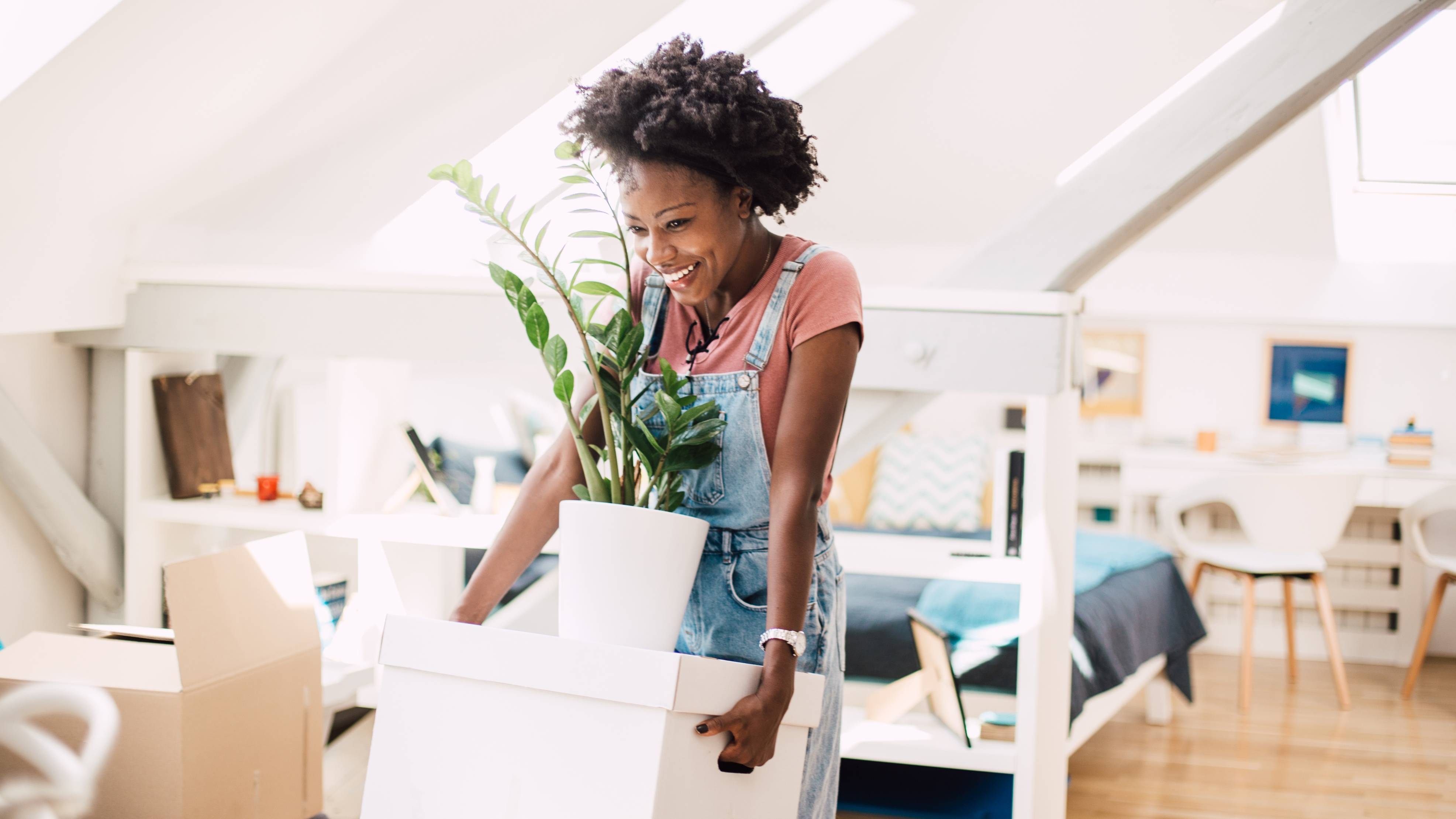 woman moving