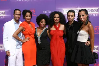 2007: Diana Ross And Her Children - BET Awards 2007 (Photo by Arnold Turner/WireImage for BET Network) (Photo by Arnold Turner/WireImage for BET Network)