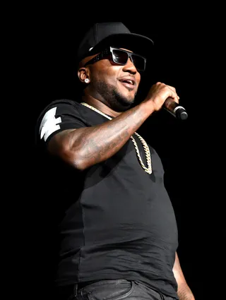 Let's Get It! - Rapper Young Jeezy drops in for a surprise guest appearance!(Photo: Earl Gibson/BET/Getty Images for BET)
