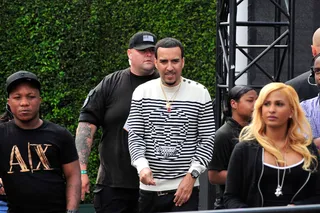 French Is in the Building - French Montana made his entrance with his entourage in tow.(Photo: Jerod Harris/BET/Getty Images for BET)