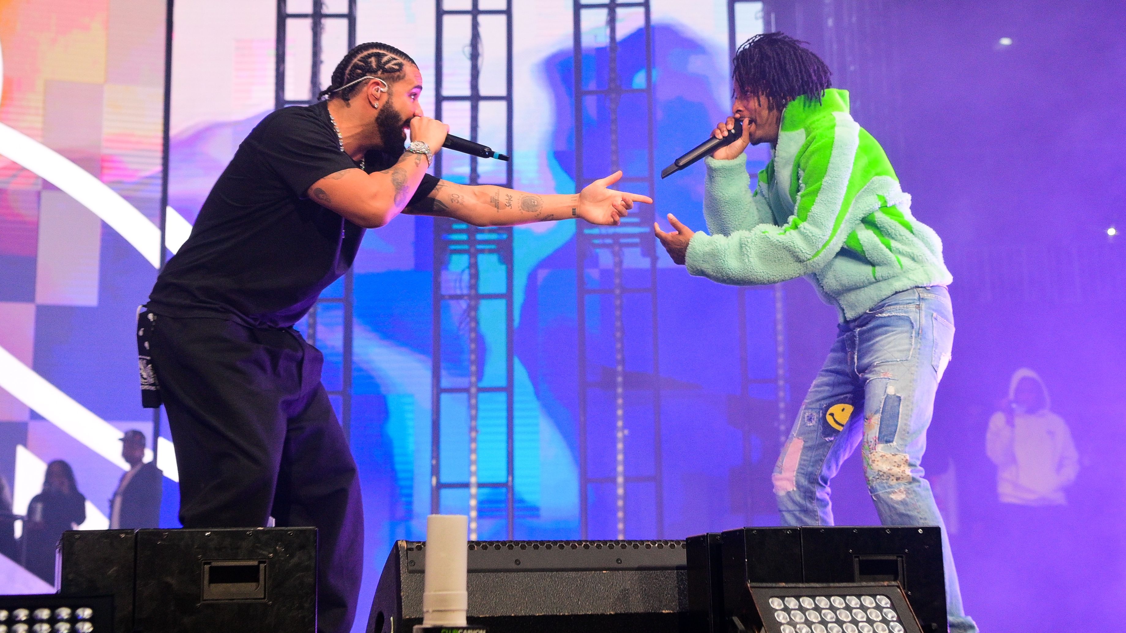 Rapper Drake and Rapper 21 Savage