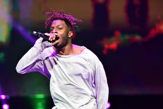 New Faces - Rapper Isaiah Rashad spit a mean 16 during his appearance.&nbsp;(Photo: Earl Gibson/BET/Getty Images for BET)