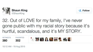 His Story Is His - (Photo: Shaun King via Twitter)