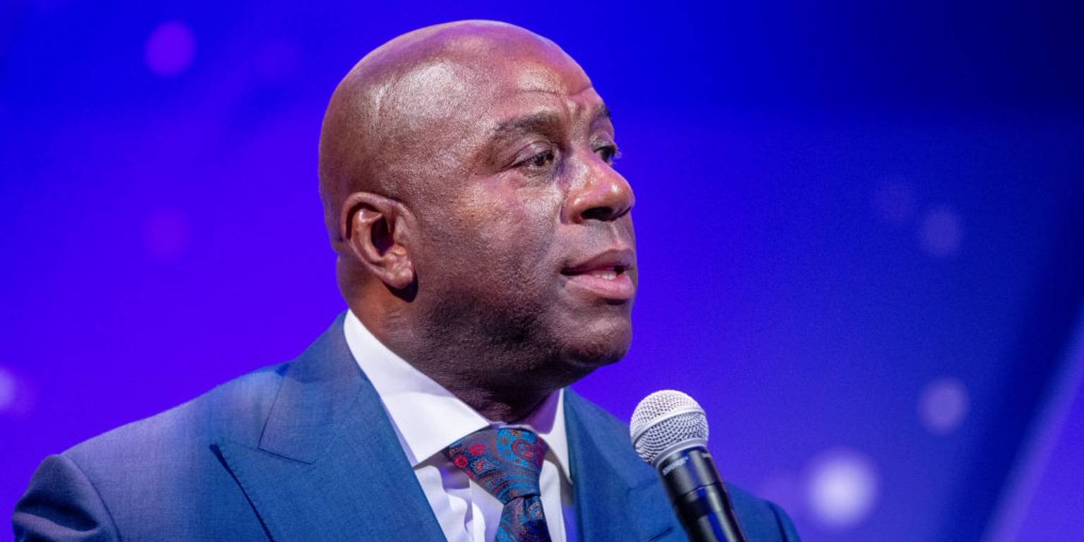 Magic Johnson on BET Buzz 2020.