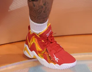 Reebok Kamikaze II "Houston" - Reebok Kamikaze II "Houston" – Red/Yellow   (Photo: John Ricard / BET)