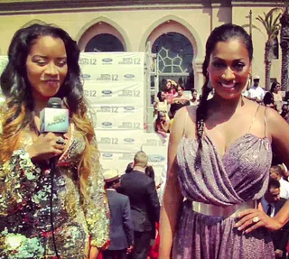 La La Anthony - The singer strikes a pose for our camera. We're loving her sparkling jumper. (Photo: BET)