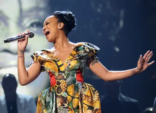 Monica Takes Us to Church - Monica gave a soul stirring rendition of &quot;I Love the Lord,&quot; giving us chills reminiscent of the icon herself, Whitney Houston!(Photo: Christopher Polk/Getty Images For BET)