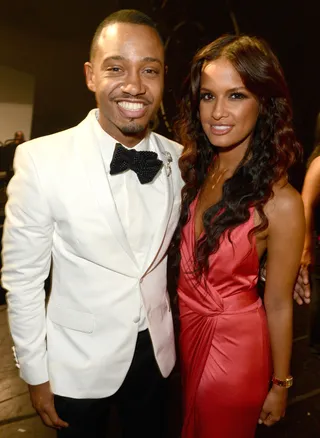 No New Friends - BET host Terrence J and actress Rosci Diaz take us back as they pose backstage at the 2012 BET Awards.(Photo: Jason Merritt/Getty Images For BET)