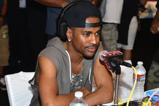Man of the Moment - Rapper Big Sean was a huge hit inside the radio remote room.&nbsp;(Photo: Alberto E. Rodriguez/Getty Images For BET)