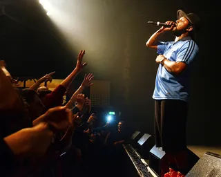 For the People - ScHoolBoy Q plays Vicar Street wearing a Dublin GAA jersey in Dublin.&nbsp;(Photo: WENN.com)