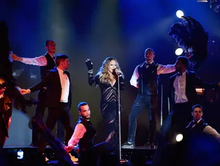 Spotlight - Mariah Carey proves she's still the No. 1 diva during her live performance at the World Music Awards at Sporting Monte-Carlo in Monaco. (Photo: Pascal Le Segretain/Getty Images)