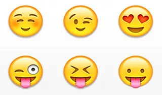 Do skip emoticons. - Even the dirty ones are more cute and funny than sexy. (Photo: emoji app)