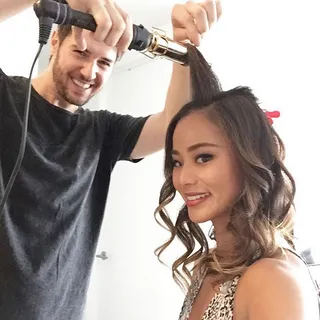 Jamie Chung - Jamie Chung reminds us that hairstyling plays a huge role in one's New Your Fashion Week experience.(Photo: Jamie Chung via Instagram)