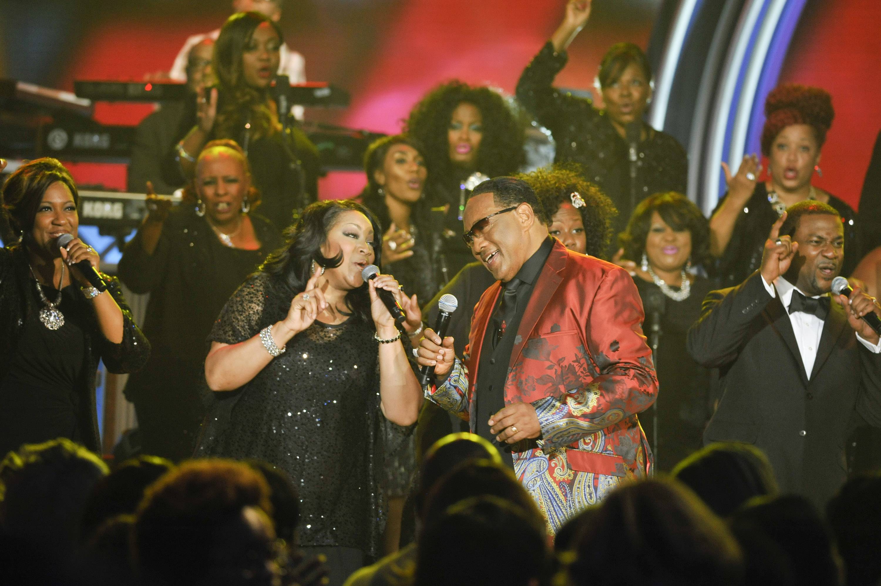 Just the Beginning - Bobby Jones performs with the Nashville Super Choir, and Kyla Jade shows off her amazing God-given vocals. (Photo: Kris Connor/Getty Images for BET Networks)