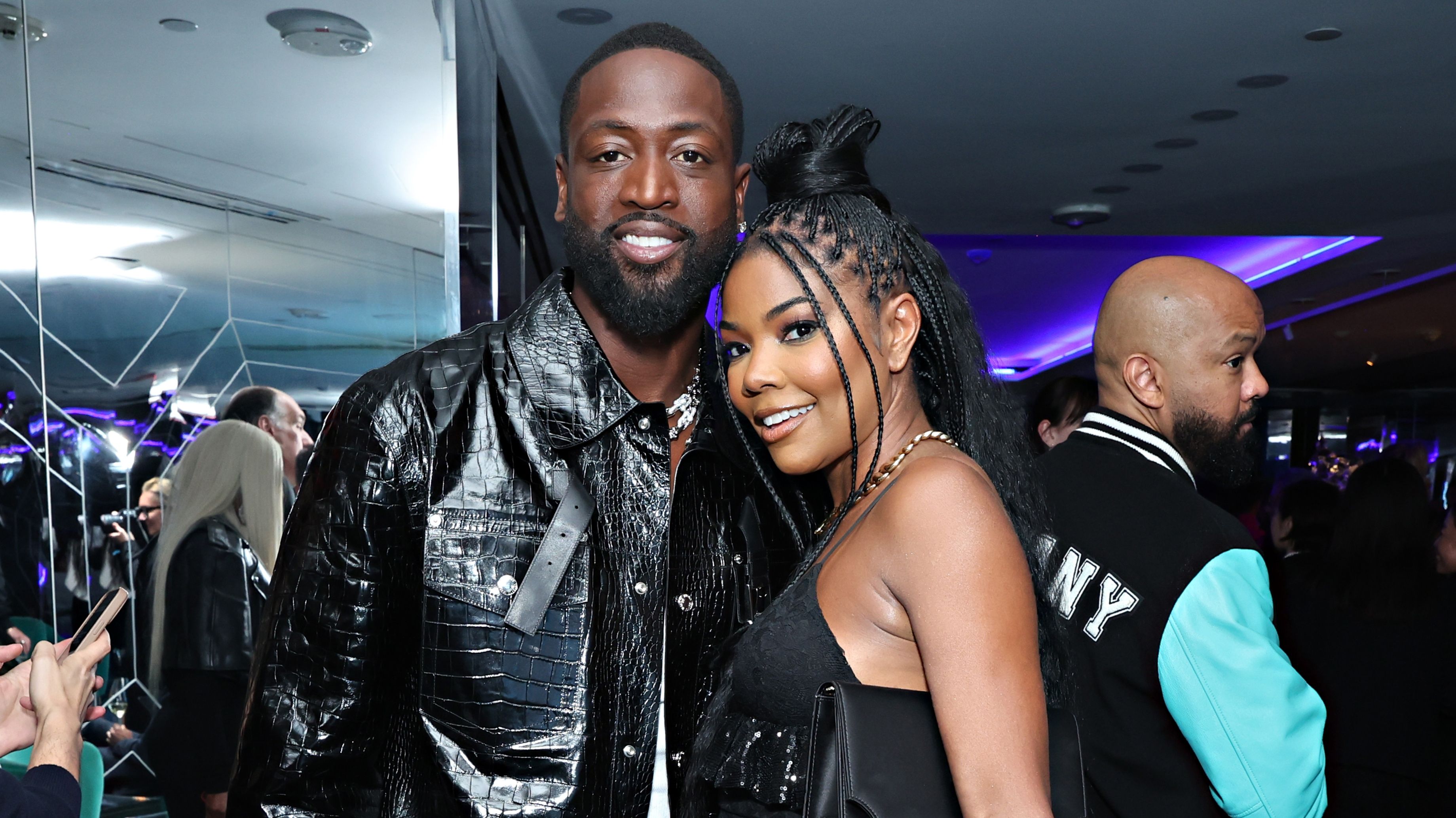 Dwyane Wade and Gabrielle Union attend as Tiffany & Co. celebrates the reopening of NYC Flagship store, The Landmark on April 27, 2023 in New York City. 