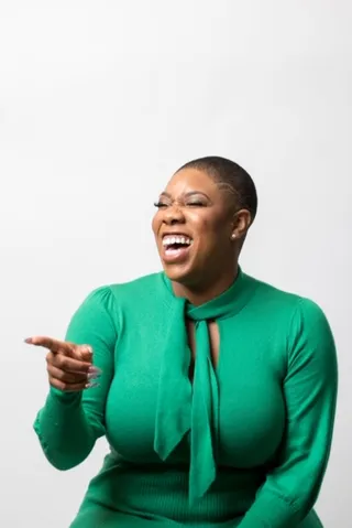 Political strategist Symone Sanders - (Photo Credit: Ebony Magazine)