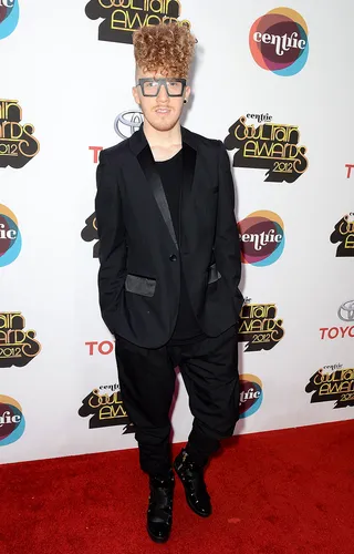 Daley - British soul singer Daley hit his very first red carpet in style. With his signature blonde pompadour perfectly in place he rocked his all-black everything rendition of a classic tux.  (Photo: Earl Gibson III/Getty Images for Centric)