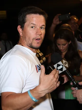 Team Pac - Mark Wahlberg rallies for Pacquiao ahead of the big fight.  (Photo: FilmMagic/FilmMagic)