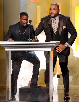 Birds of a Feather... - He's good friends with fellow comedian Anthony Anderson.  (Photo: Kevin Winter/Getty Images for NAACP Image Awards)