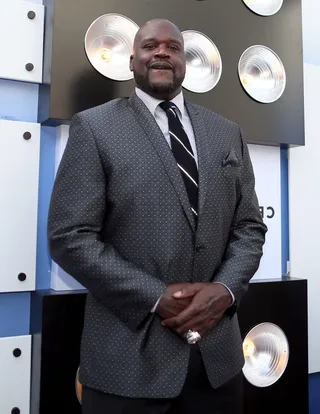 Shaquille O'Neal - Perhaps this is one champion recognizing another because Shaquille O'Neal is confident Floyd Mayweather Jr. will get the job done Saturday night.&nbsp;(Photo: Christopher Polk/Getty Images)