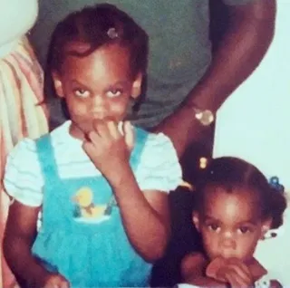 Kelly Rowland @kellyrowland - Wasn't little Kelly the cutest? Look at her braids!(Photo: Kelly Rowland via Instagram)