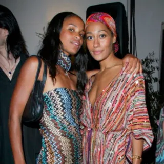 Tracee Ellis Ross @traceeellisross - &quot;#FBF @joybeezy and I soaked in @missoni ...like lots of years ago #Missoni #traceeellisross #JoyBryant&quot;Looks like Tracee and Joy Bryant were besties back in the day. Everyone knows you only coordinate outfits with your BFF.(Photo: Tracee Ellis Ross via Instagram)