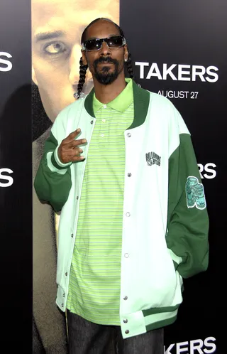 Snoop Dogg - “I miss u cuzz I am so sad but so happy I got to grow up wit u and I will c u again n heaven cuz u know d slogan.” -  Snoop Dogg on Nate Dogg’ (Photo credit: RD/Scott Kirkland/Retna Digital)