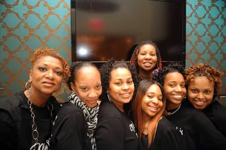 Picture Perfect - Make-up designer and other team members from 'My Black Is Beautiful' are pictured here at the summit.   (Photo: Astrid Riecken/PictureGroup)