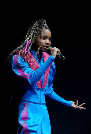 Road Money - Right now Willow has one of the most coveted gigs in the industry as the opening act for one of the biggest names in music. She’s currently on tour with her industry buddy Justin Bieber.(Photo: Chris Lopez/Getty Images)