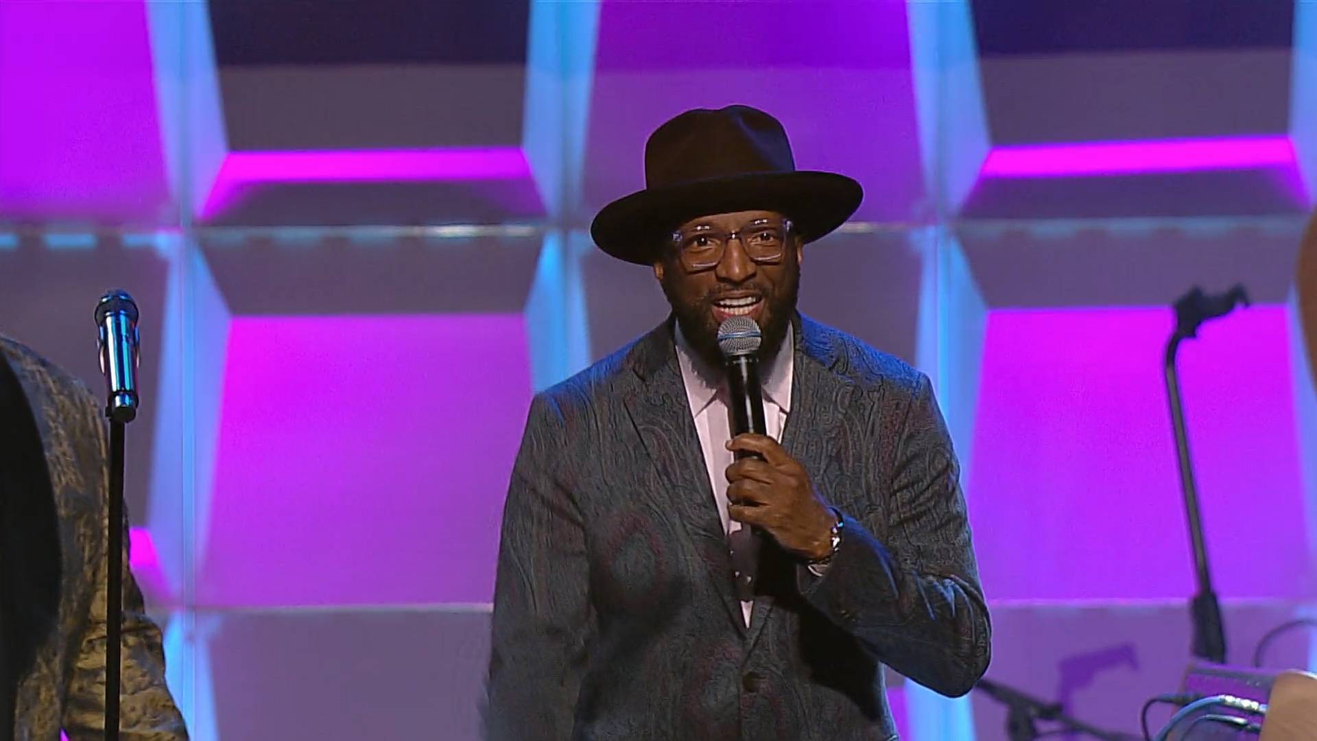 Rickey Smiley on the 2020 BET Super Bowl Gospel Celebration.