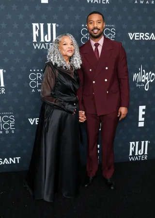 Donna Jordan and Michael B. Jordan