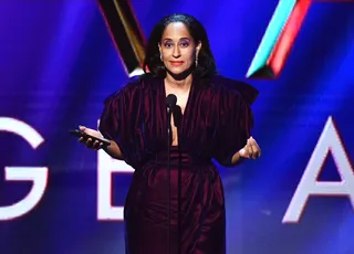 Outstanding Actress in a Comedy Series winner Tracee Ellis Ross. - (Photo by Aaron J. Thornton/Getty Images for BET)