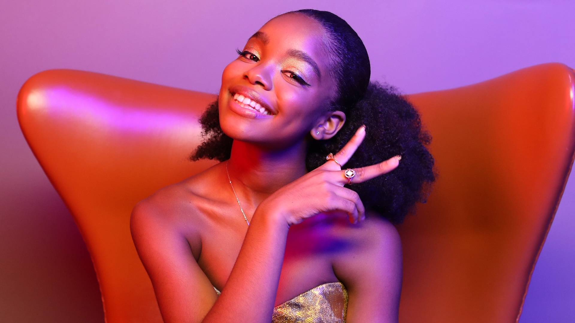 Marsai Martin on BET Buzz 2021.