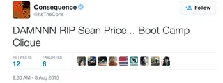 Consequence - The Queens rapper grew up as neighbors with Price.
